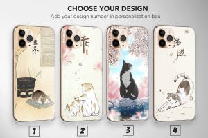 Japanese Cats Aesthetic Cute iPad Air 2 Phone Case - Image 1
