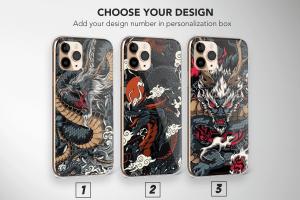 Japanese , Japan Dragon , Aesthetic iPad Air 2 Phone Case - Image 1