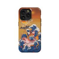 Japanese Sea Wave Fish iPad Air 2 Phone Case - Image 1