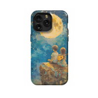 Kid Couple at Mountain Dreams Moon Sky iPad Air 2 Phone Case - Image 1