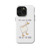 Mess With The Hink You Get The Bonk Duck Funny Quote iPad Air 2 Phone Case - Image 1