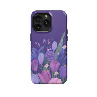 Purple flower iPad Air 2 Phone Case - Image 1