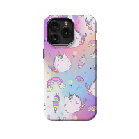 Rainbow Ice Cream Unicorn iPad Air 2 Phone Case - Image 1