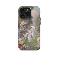Renaissance Art Woman in Garden iPad Air 2 Phone Case - Image 1
