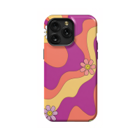 Retro Groovy Flower Wavy iPad Air 2 Phone Case - Image 1