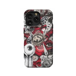 Screepy Collage Red Eye Witchy iPad Air 2 Phone Case - Image 1
