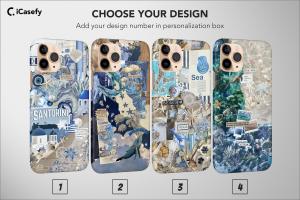Sea Beach Blue Collage Collective iPad Air 2 Phone Case - Image 1