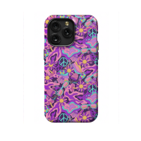 Seamless Colorful Peace Psychedelic iPad Air 2 Phone Case - Image 1