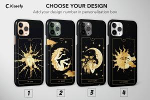 Tarot Card Goth Tarot Moon Sun Lover Witchy iPad Air 2 Phone Case - Image 1