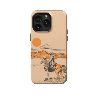 Western Men on Horse iPad Air 2 Phone Case - Image 1