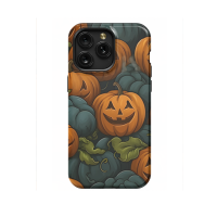Autumn Halloween Spooky Engraved Head Pumpkin iPhone 5s Phone Case - Image 1
