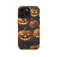 Autumn Halloween Spooky Engraved Head Pumpkin iPhone 5s Phone Case - Image 1