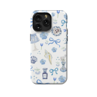 Blue Collage Coquette Bow iPhone 5s Phone Case - Image 1