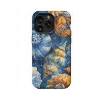 Blue Sea Shells Painting iPhone 5s Phone Case - Image 1