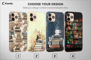 Book Lover Bookish Aesthetic Cat iPhone 5s Phone Case - Image 1
