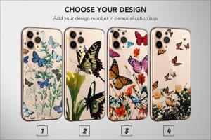 Butterfly Clear Aesthetic Spring iPhone 5s Phone Case - Image 1