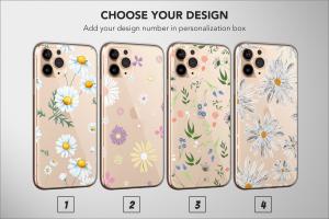 Clear Flower Wildflower Watercolor iPhone 5s Phone Case - Image 1