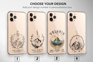 Clear Night Court Acotar Acomaf iPhone 5s Phone Case - Image 1