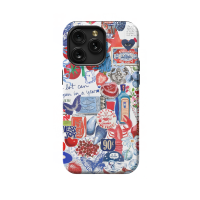 Collage Sea Blue Fruit iPhone 5s Phone Case - Image 1