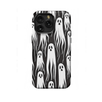 Cute White Ghost Halloween Graffiti iPhone 5s Phone Case - Image 1