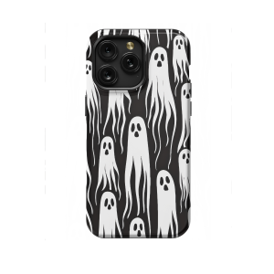 Cute White Ghost Halloween Graffiti iPhone 5s Phone Case - Image 1