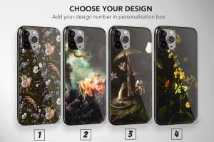 Dark Cottage Core Grotesque Fairy iPhone 5s Phone Case - Image 1