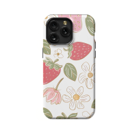 Floral Strawberry iPhone 5s Phone Case - Image 1