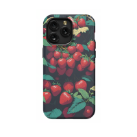 Green Leaf Strawberry iPhone 5s Phone Case - Image 1