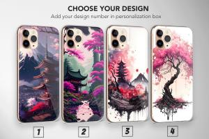 Japanese Fuji Art Blossom iPhone 5s Phone Case - Image 1