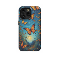 Landscape Cute Brown Butterflys iPhone 5s Phone Case - Image 1