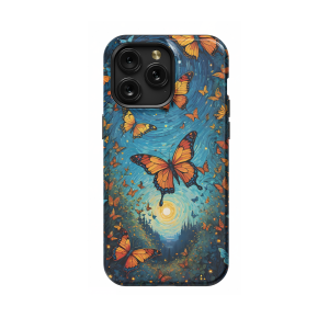 Landscape Cute Brown Butterflys iPhone 5s Phone Case - Image 1