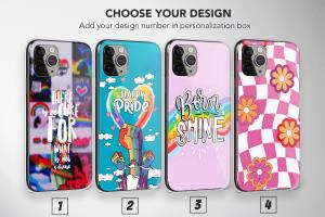 Lesbian , Subtle Lesbian Pride, Groovy , Bi Lesbian iPhone 5s Phone Case - Image 1