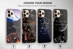 Night Court Symbol Acotar Acomaf Velaris iPhone 5s Phone Case - Image 1