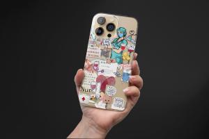Nurse , Anatomy , Aesthetic , Hospital iPhone 5s Phone Case - Image 1