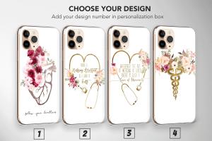 Nurse , Anatomy , Aesthetic , Hospital iPhone 5s Phone Case - Image 1