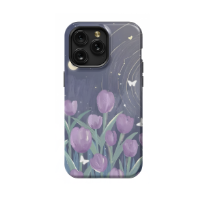 Pastel Tulip Night Butterfly Drawing Celestial iPhone 5s Phone Case - Image 1