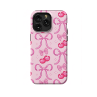 Pink Cherry Coquette Bow Sprinkle iPhone 5s Phone Case - Image 1