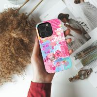 Preppy Pink Coquette Aesthetic Collage iPhone 5s Phone Case - Image 1