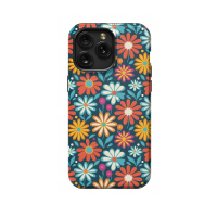 Retro s Aesthetic Hippie Flowers Colorful Groovy Vibe iPhone 5s Phone Case - Image 1