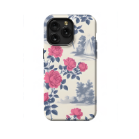 Romantic Toile De Jouy Red Rose iPhone 5s Phone Case - Image 1