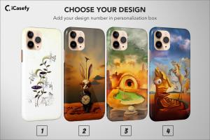 Salvador Dali Famous Painting Surrealism Classic Art iPhone 5s Phone Case - Image 1