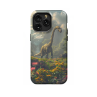 Sauropod Dinosaur in Nature iPhone 5s Phone Case - Image 1