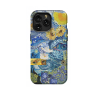 Seamless Aesthetic Collage Vincent Van Gogh iPhone 5s Phone Case - Image 1