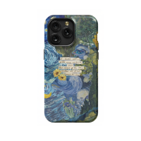 Seamless Aesthetic Collage Vincent Van Gogh iPhone 5s Phone Case - Image 1