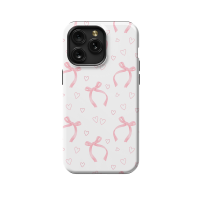 Seamless Charming Pink Bow Coquette iPhone 5s Phone Case - Image 1