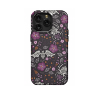 Seamless Floral Spider Web Bat iPhone 5s Phone Case - Image 1