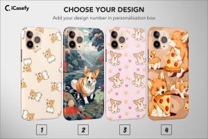 Seamless Lovely Dog Corgi Animal iPhone 5s Phone Case - Image 1