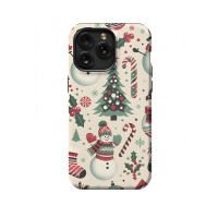 Snowman Cute Winter Snow Christmas Tree iPhone 5s Phone Case - Image 1