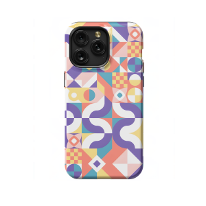 Trendy Cute Geometric Mosaic iPhone 5s Phone Case - Image 1