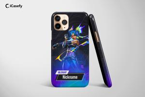 Valorant Neon Custom Personalized iPhone 5s Phone Case - Image 1